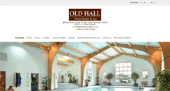 Desktop Screenshot of oldhallhotelcaister.co.uk