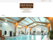 Tablet Screenshot of oldhallhotelcaister.co.uk